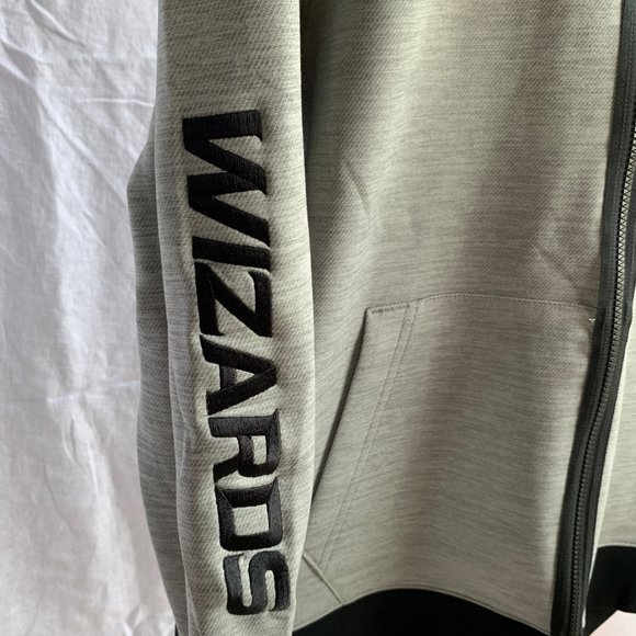 Nike Washington Wizards DC Showtime NBA Therma Flex Zip Hoodie - Grey - Picture 5 of 9